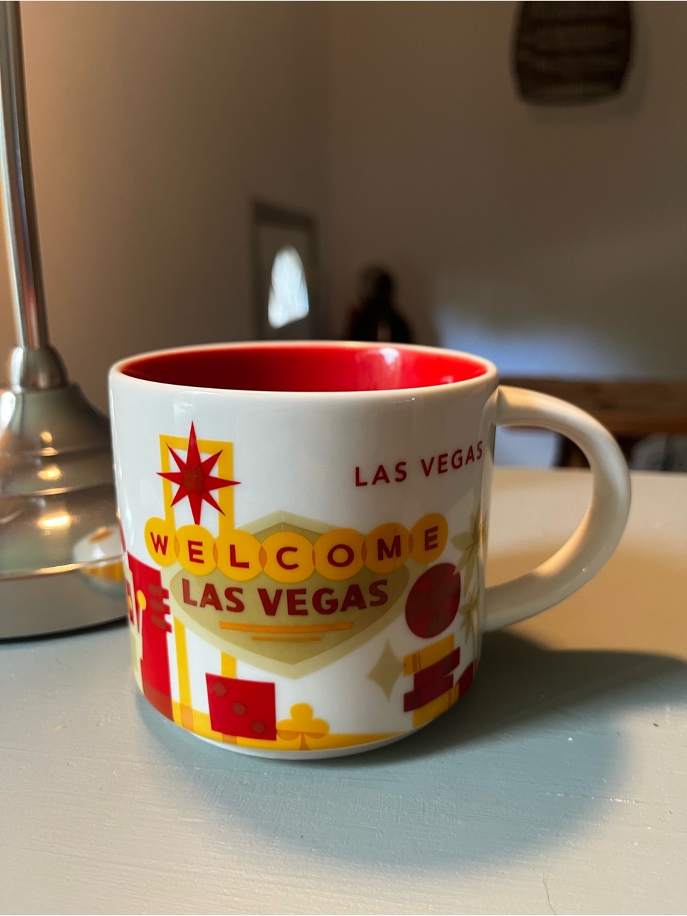 Starbucks Las Vegas Welcome Ceramic Mug White and Red “you are here”  collection - Picture 8 of 9